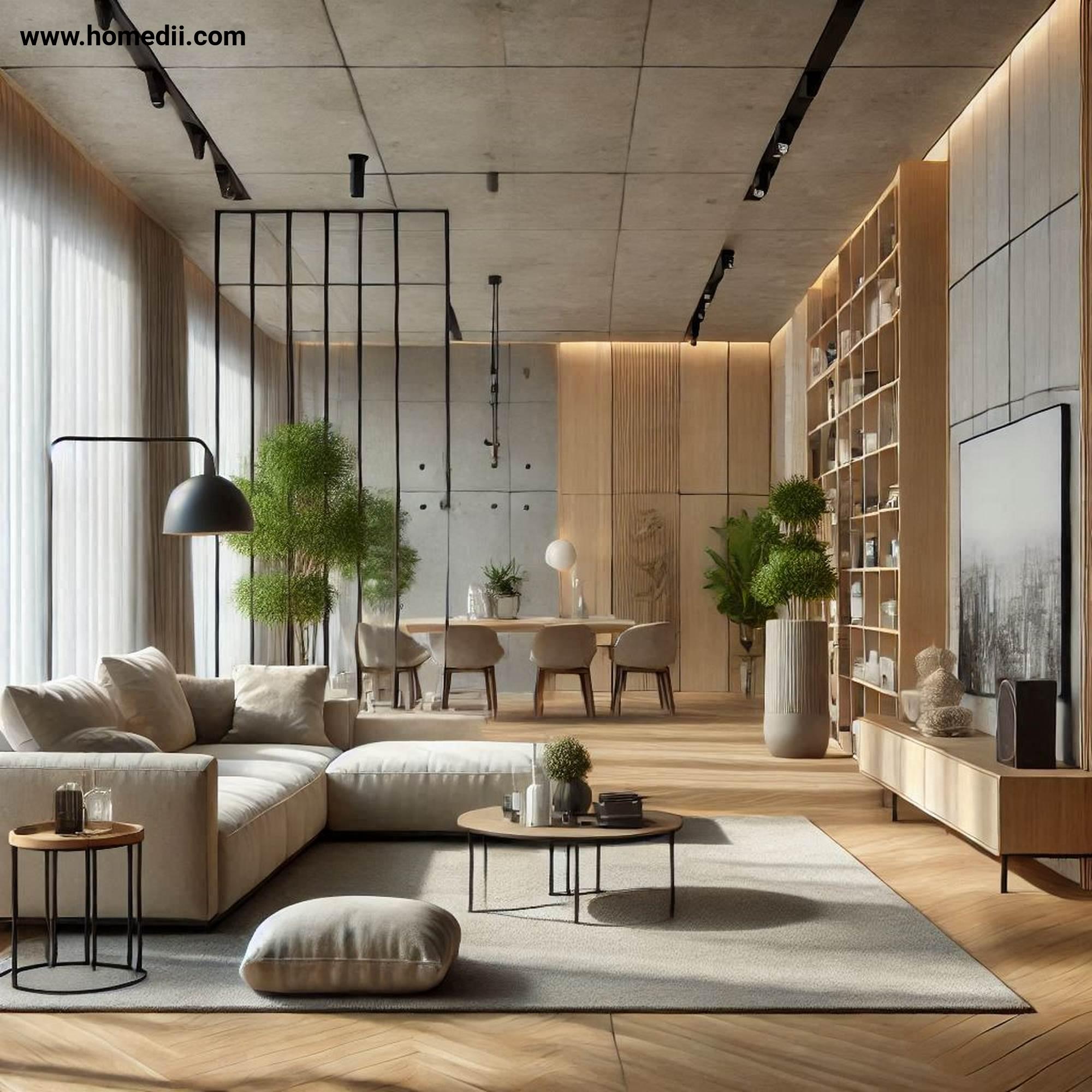 Modern Living Room - Incorporate Open Space with Open Space, Clear Pathways, Uncluttered Layouts!