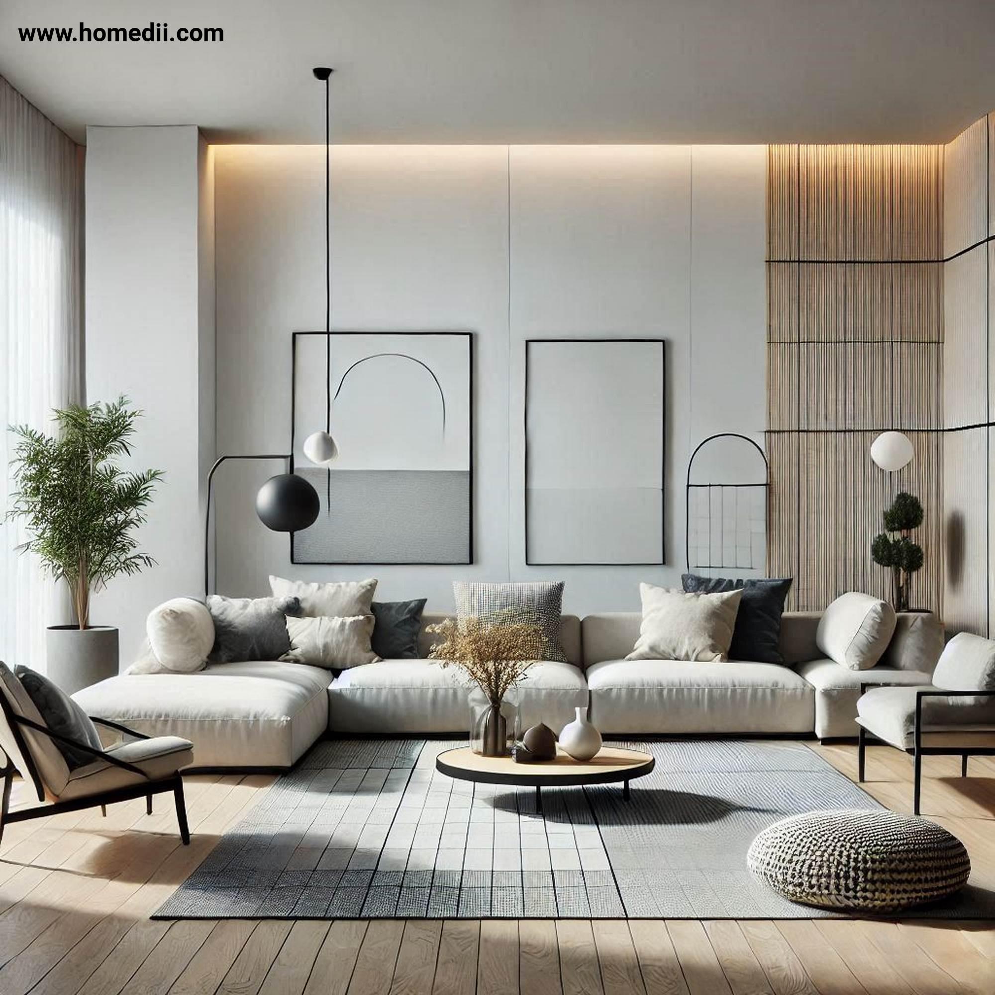 Modern Living Room - Invest In Sleek Furniture with Sofa, Coffee Tables, Modular Seating, Clean Lines!