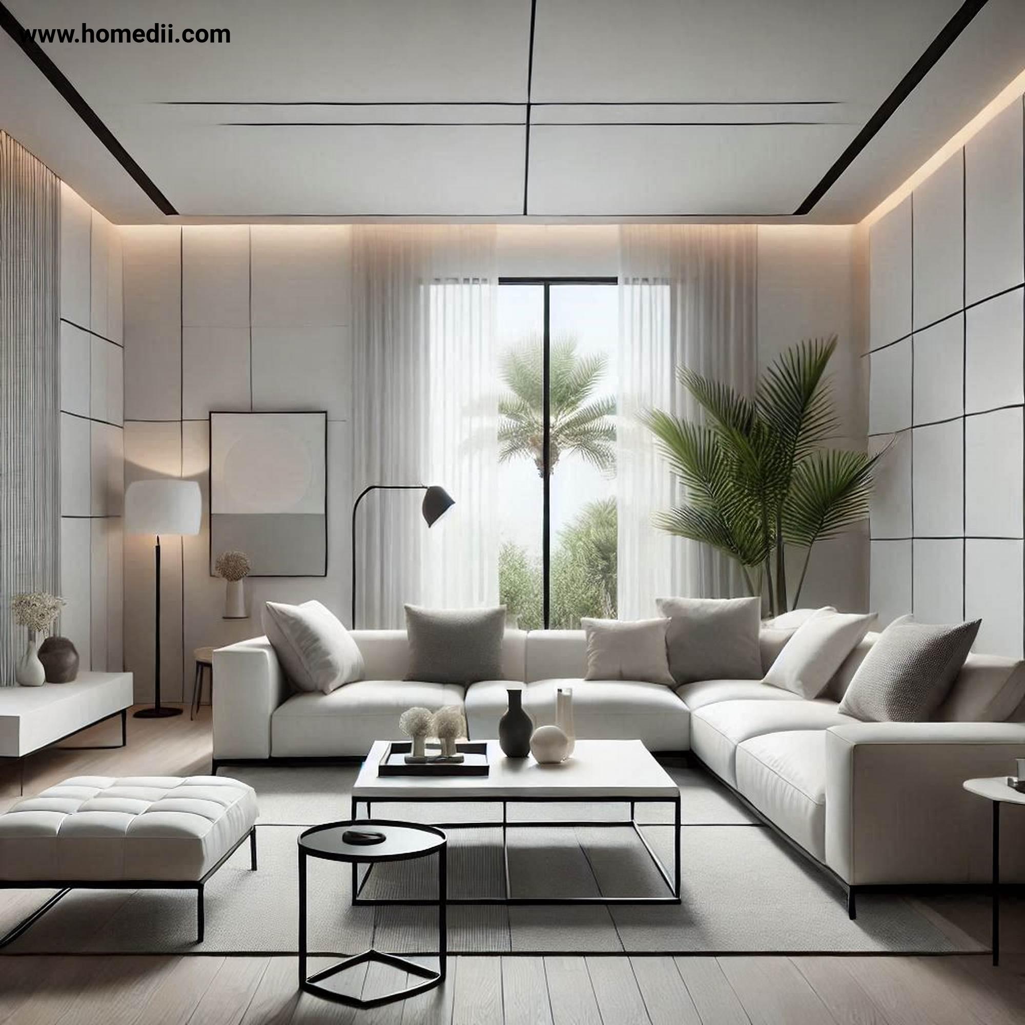 Modern Living Room - Invest In Sleek Furniture with Sofa, Coffee Tables, Modular Seating, Clean Lines!