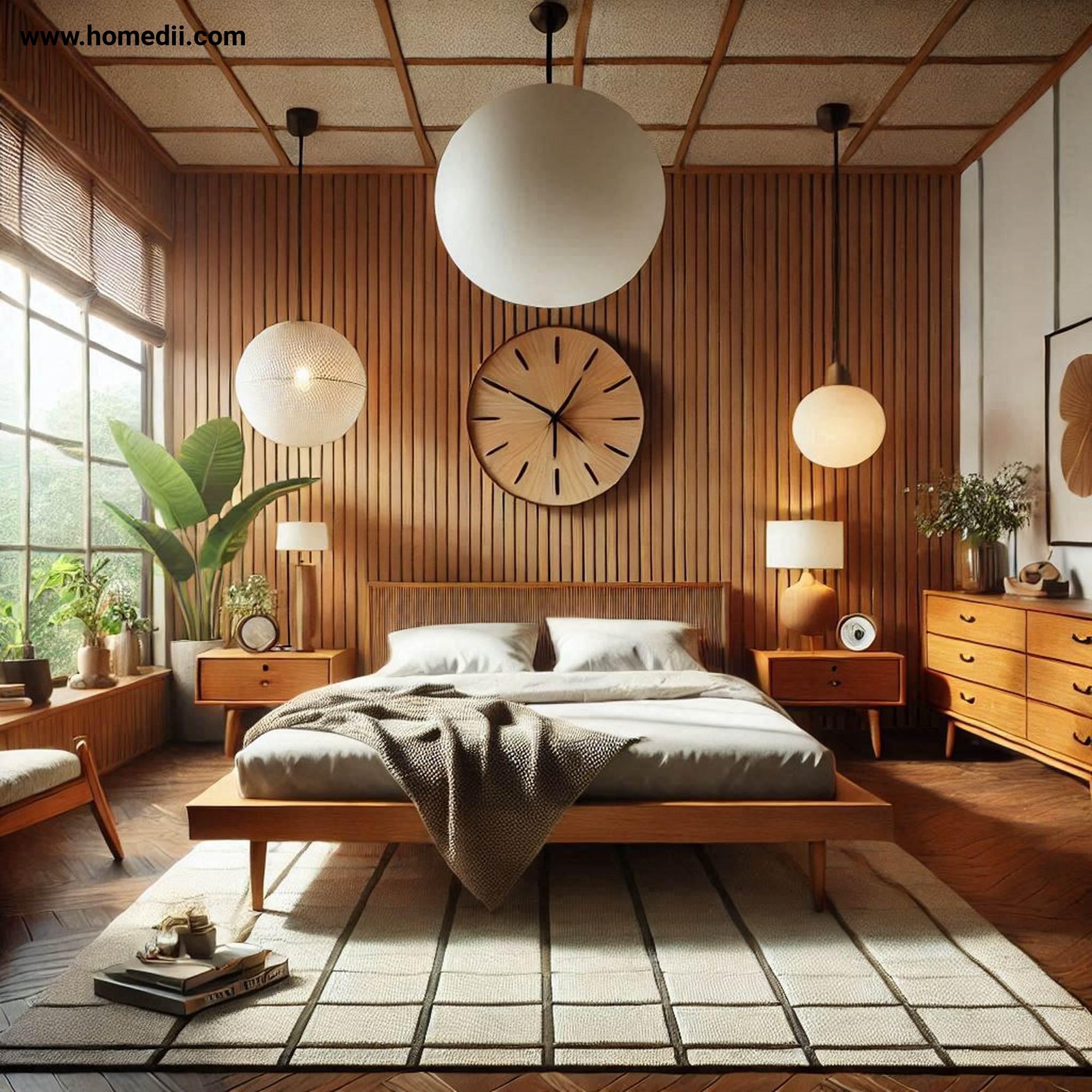 Mid Century Bedroom Tips - Focus On Wooden Accents with Teak Furniture, Walnut Furniture, Oak Decor!