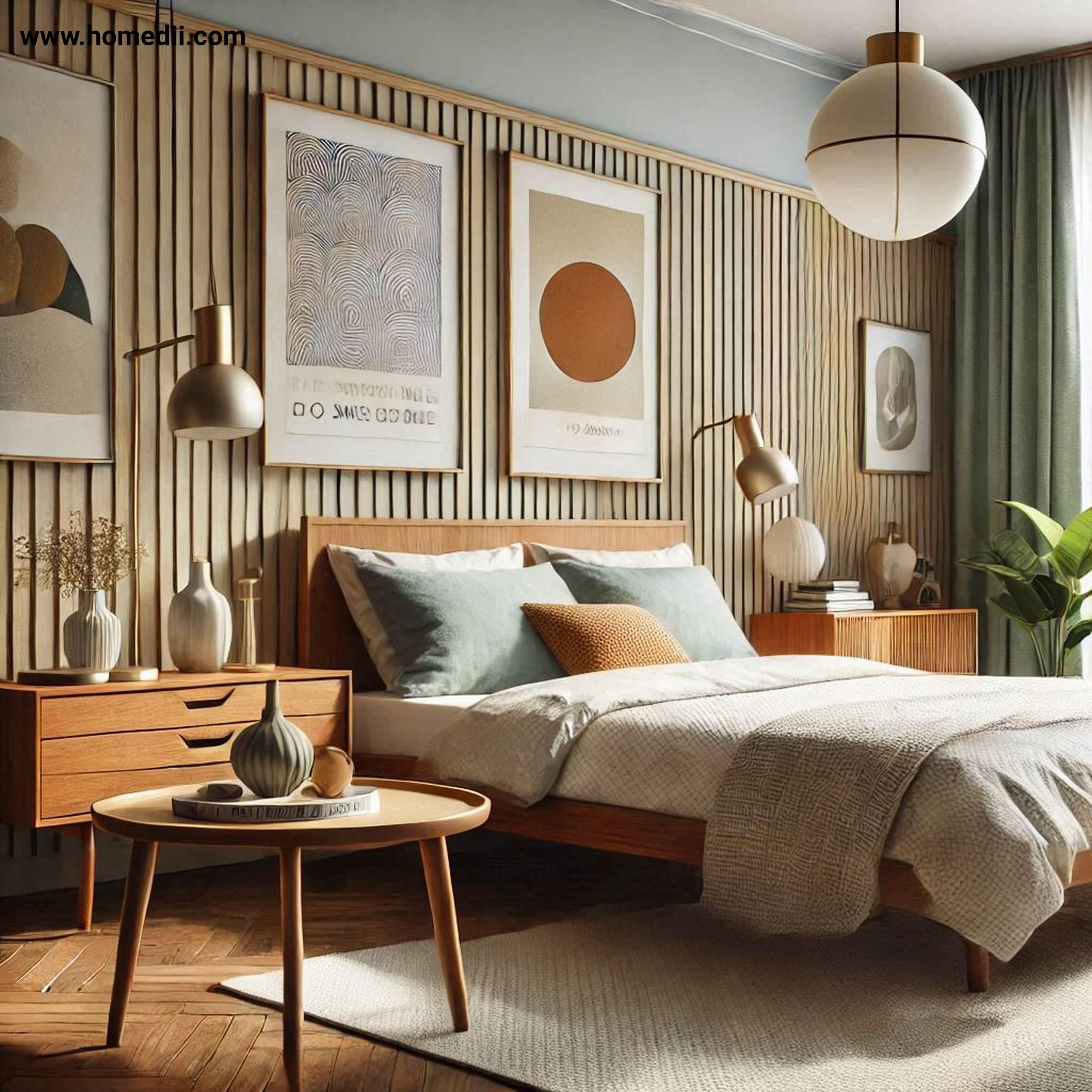 Mid Century Bedroom Tips - Focus On Wooden Accents with Teak Furniture, Walnut Furniture, Oak Decor!